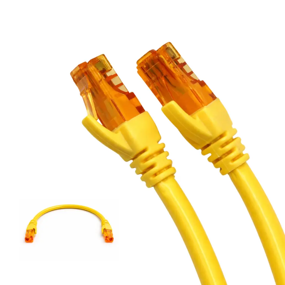 Cat6 Patch Kablo 0,25mt U/UTP 24Awg-Renk Seçenekli