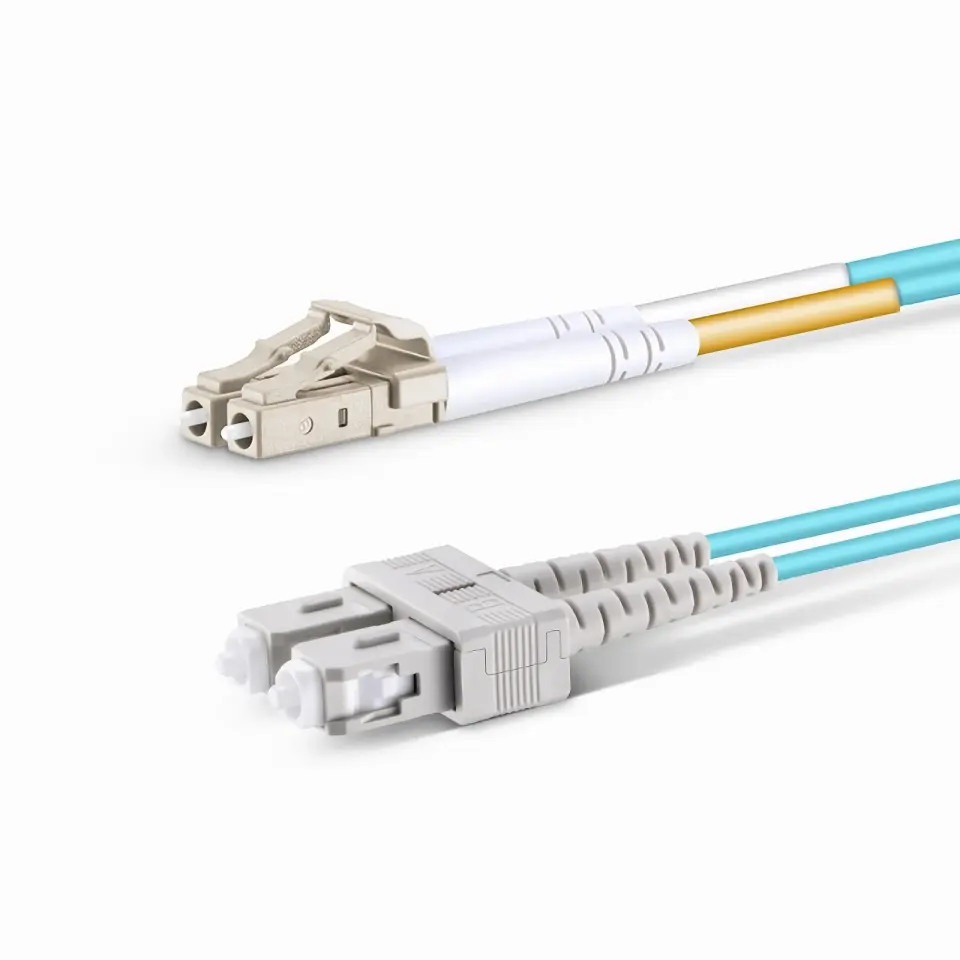 SC-LC OM3 Multimode Duplex Patchcord-1metre