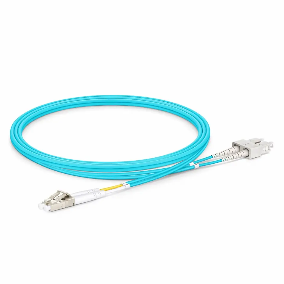 SC-LC OM3 Multimode Duplex Patchcord-1metre