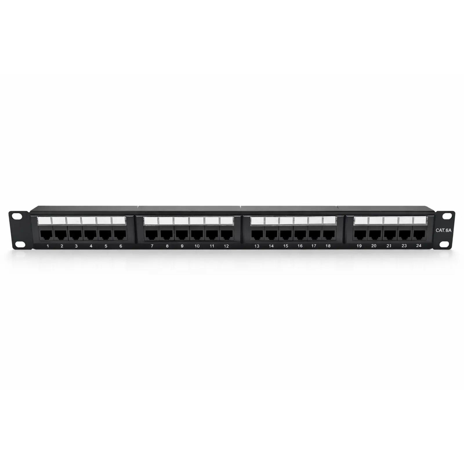 24 Port Cat6 Dolu Patch Panel 1U 19''