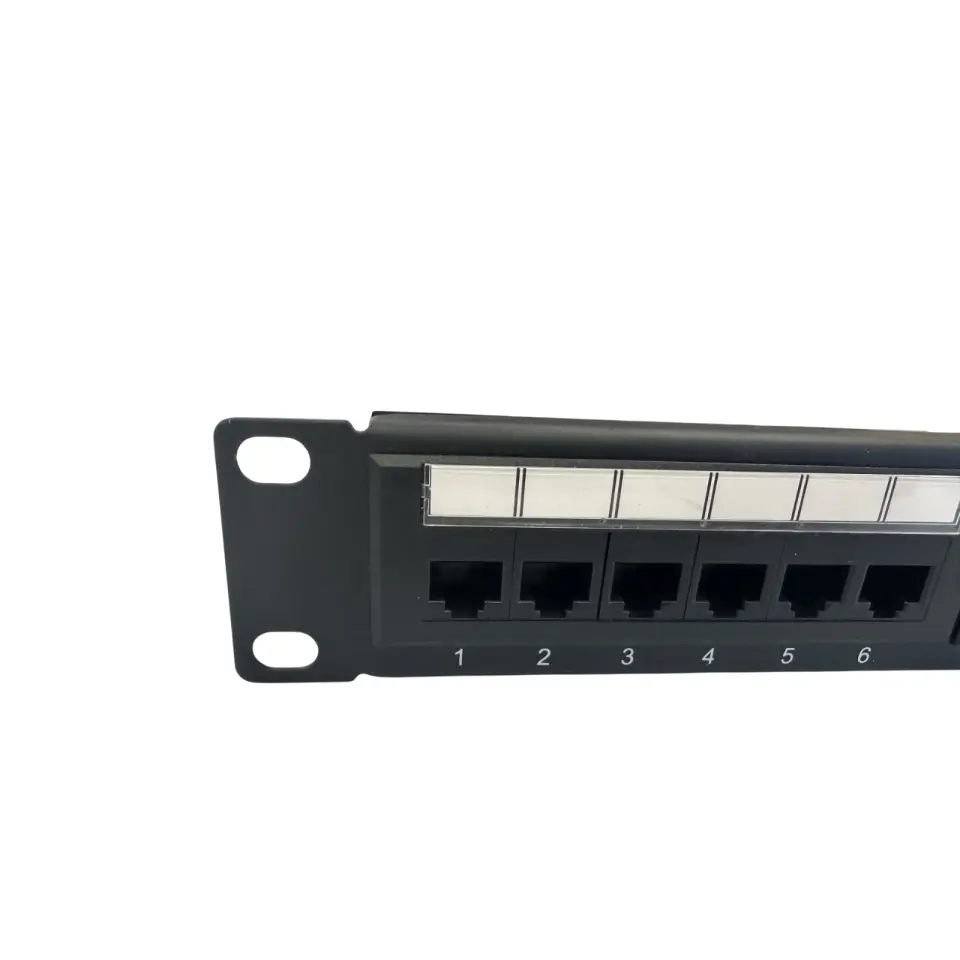24 Port Cat6 Dolu Patch Panel 1U 19''