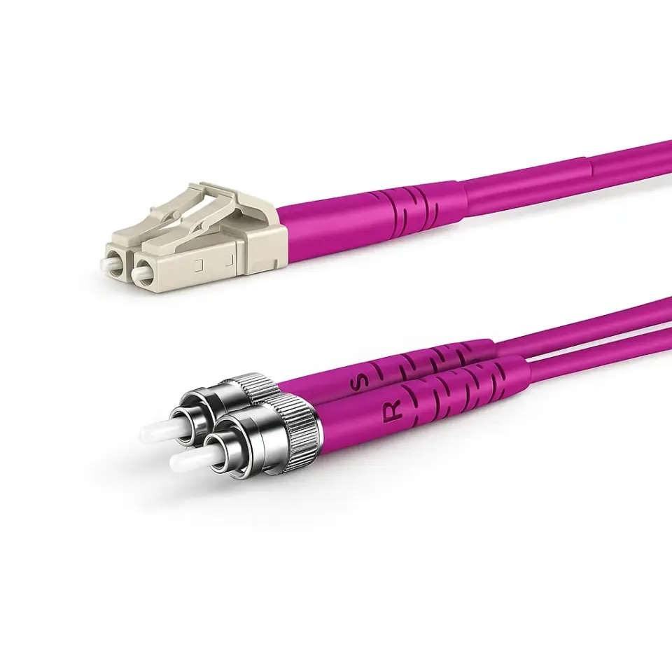 ST-LC OM4 Multimode Duplex Patchcord-1metre