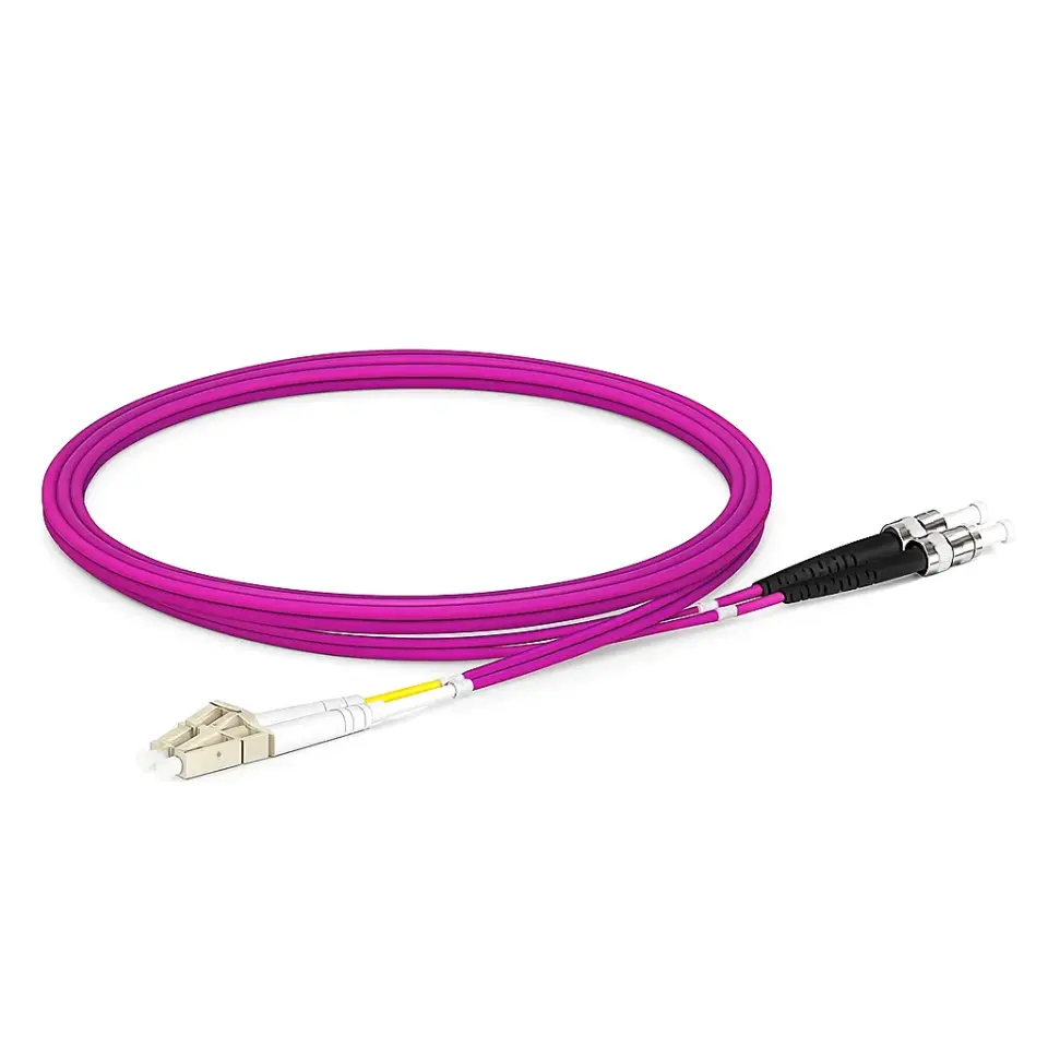 ST-LC OM4 Multimode Duplex Patchcord-1metre