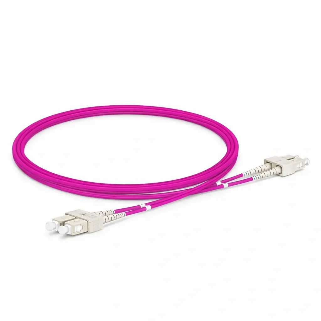 SC-SC OM4 Multimode Duplex Patchcord-1metre