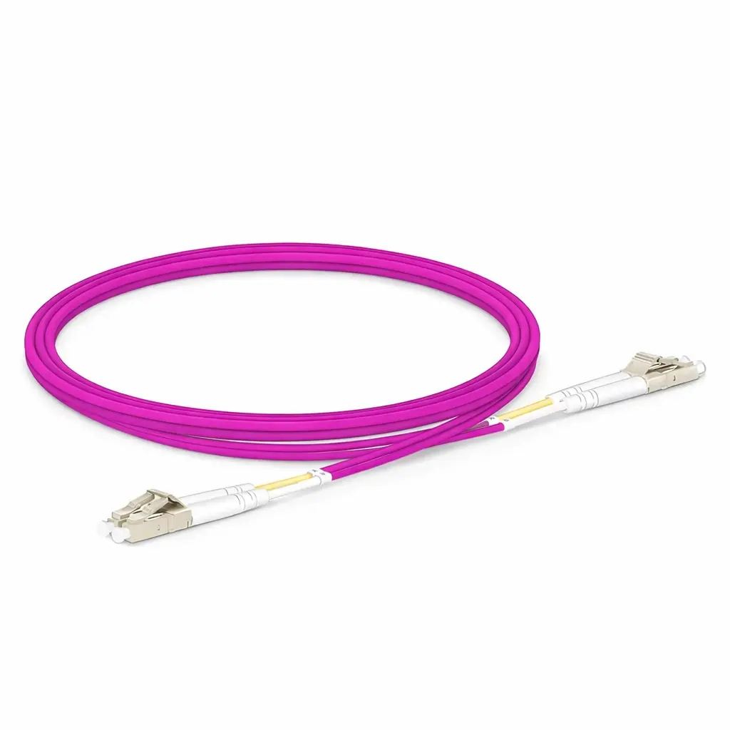 LC-LC OM4 Multimode Duplex Patchcord-1metre