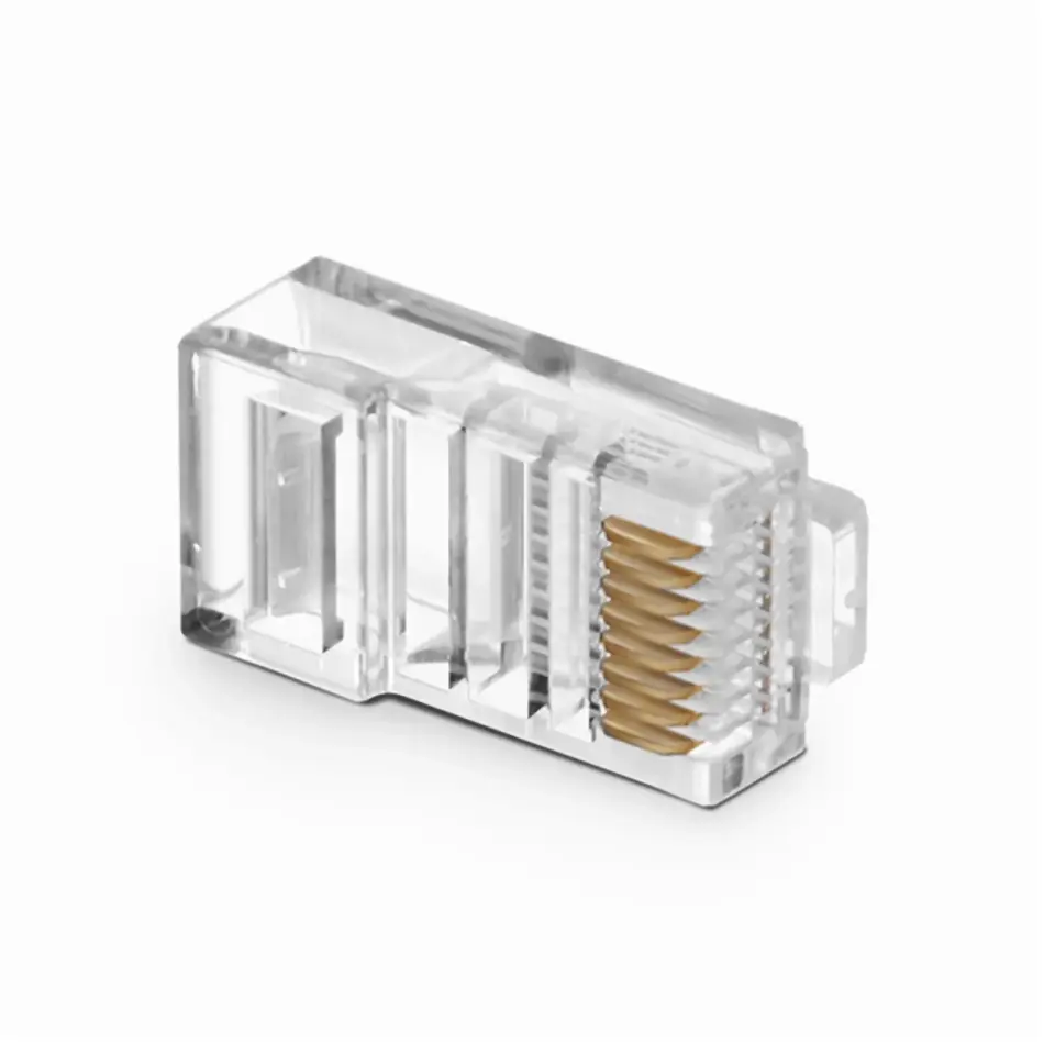 Cat6 RJ45 Jack Konnektör Zırhsız Klasik Tip-100adet