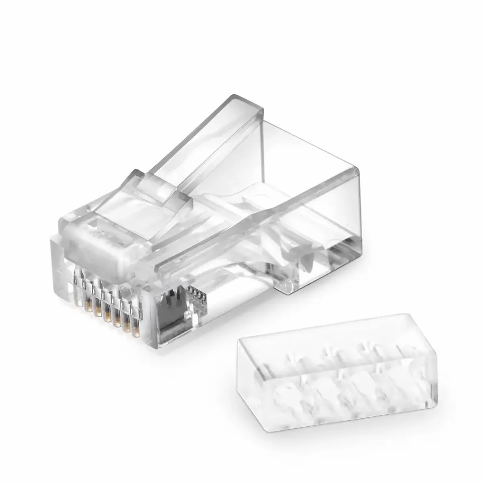 Cat6 RJ45 Jack Konnektör Zırhsız-Organizerli-100adet