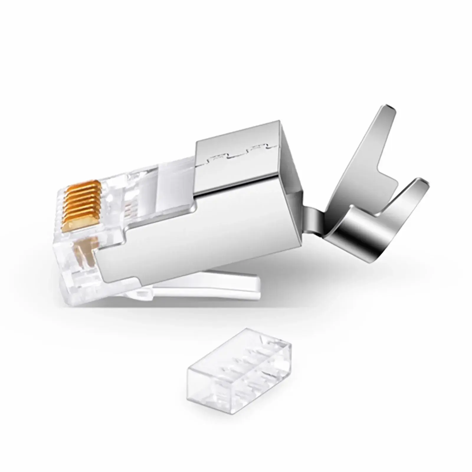 Cat7 Organizerli RJ45 Konnektör Jack S/FTP Zırhlı-10adet