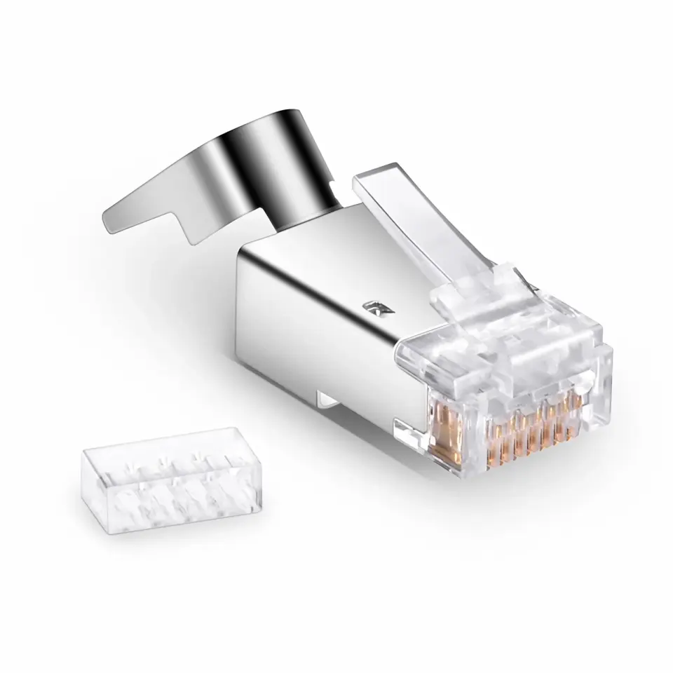Cat7 Organizerli RJ45 Konnektör Jack S/FTP Zırhlı-10adet
