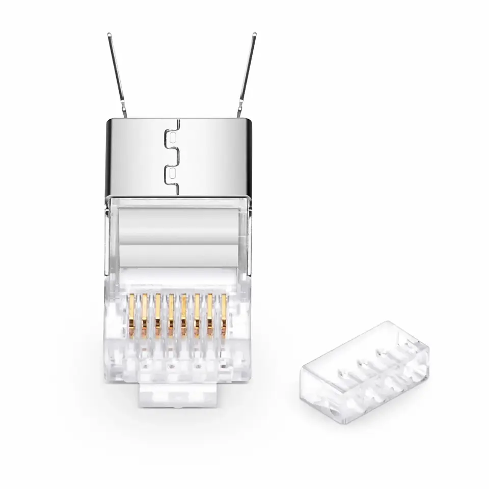 Cat7 Organizerli RJ45 Konnektör Jack S/FTP Zırhlı-10adet