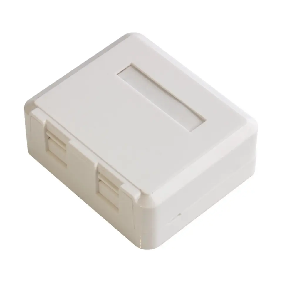 2 Port Sıva Üstü Data Prizi Keystone Jack Sonlandırma Kutusu-Boş