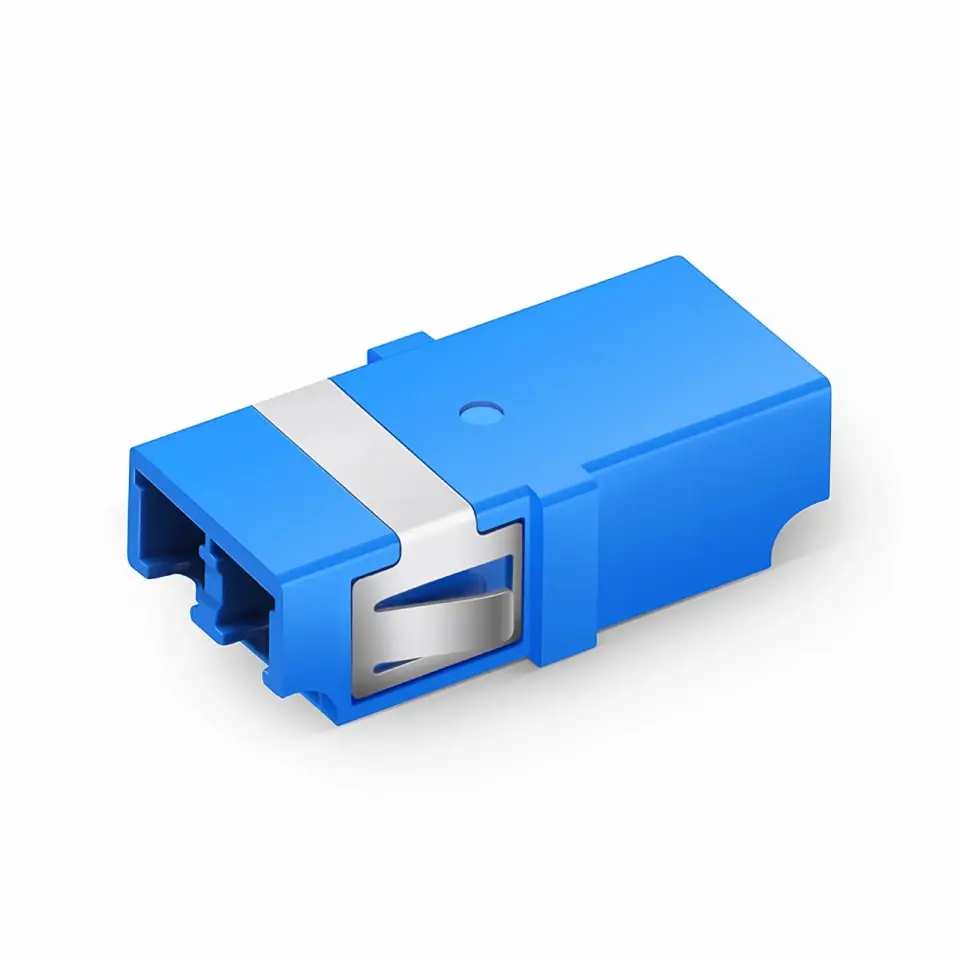 LC/UPC Duplex Singlemode Adaptör