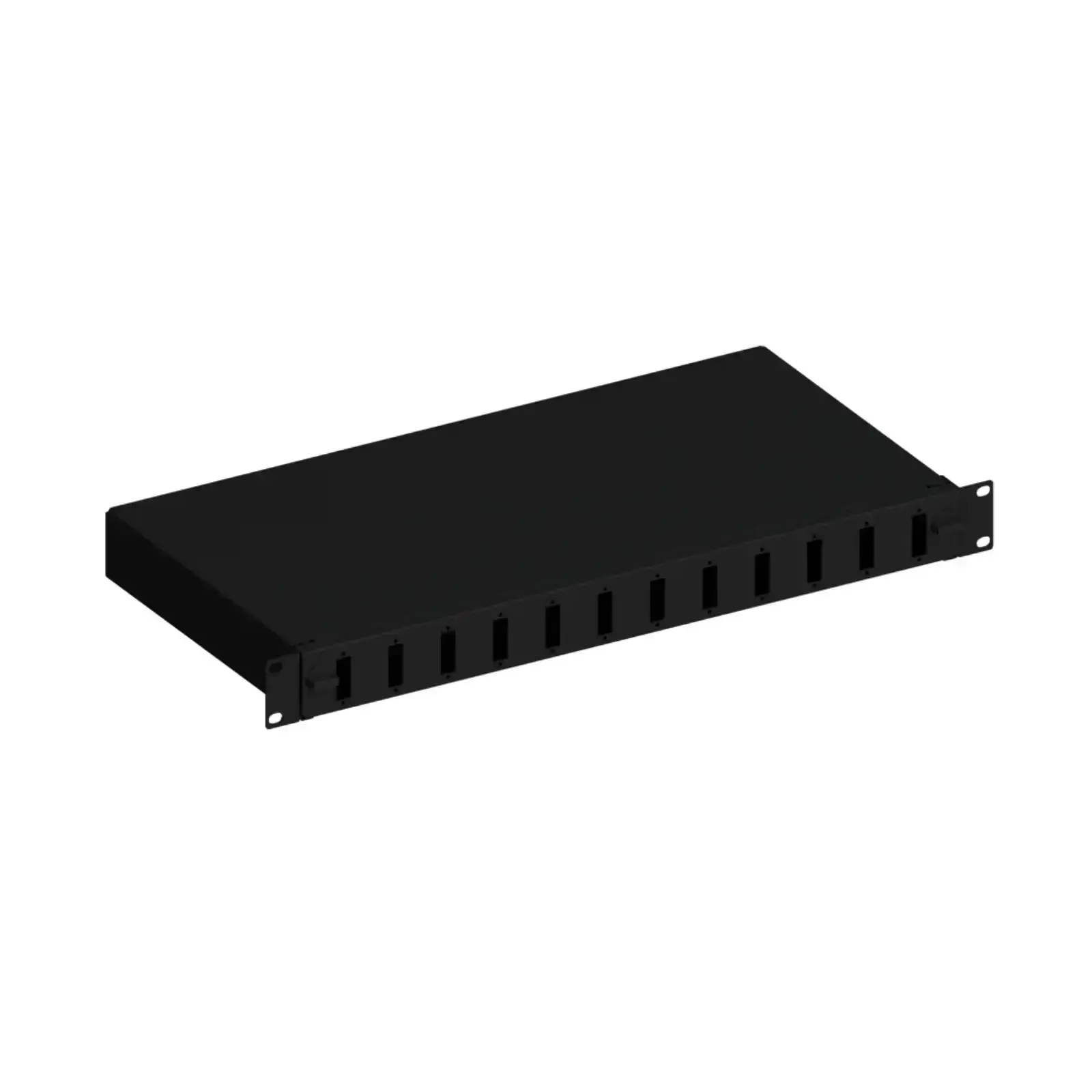 12 Port SC Duplex Fiber Optik Patch Panel 19'' 1U