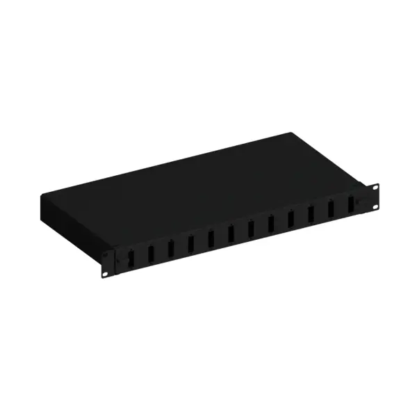 12 Port SC Duplex Fiber Optik Patch Panel 19'' 1U