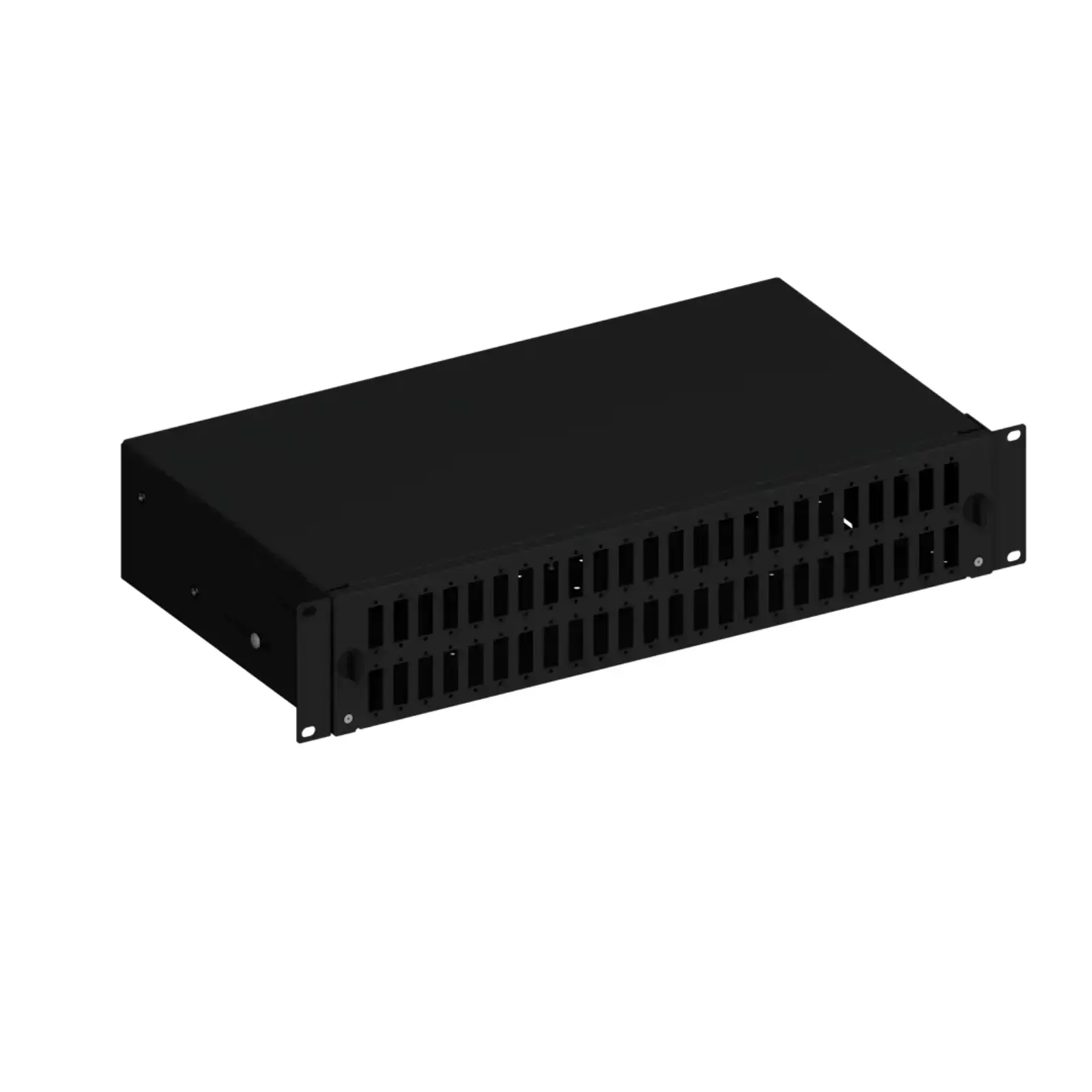 48 Port LC Duplex Fiber Optik Patch Panel 19'' 2U