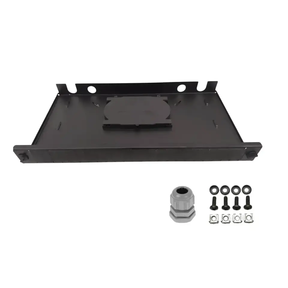 12 Port LC Duplex Fiber Optik Patch Panel 19'' 1U