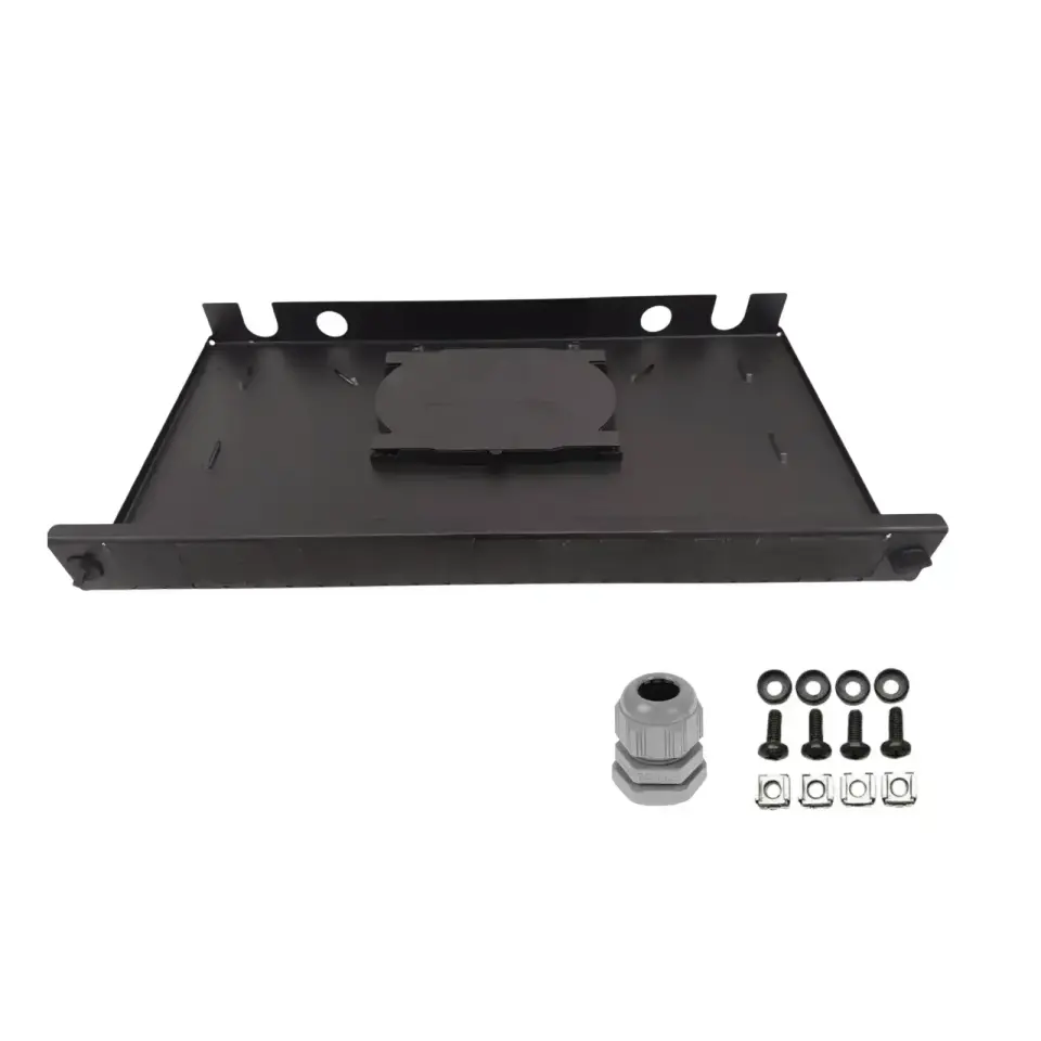 24 Port SC Duplex Fiber Optik Patch Panel 19'' 1U