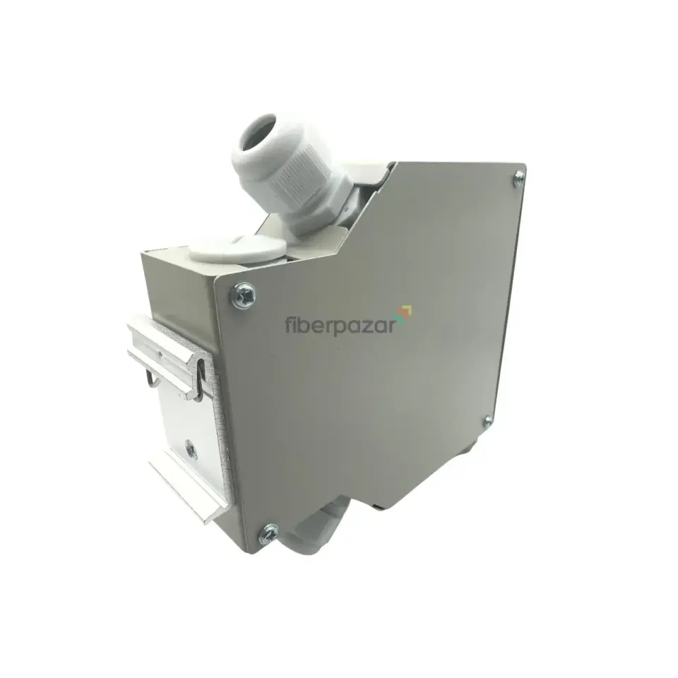 DIN Ray Fiber Optik Sonlandırma Kutusu 8 Port LC-DX