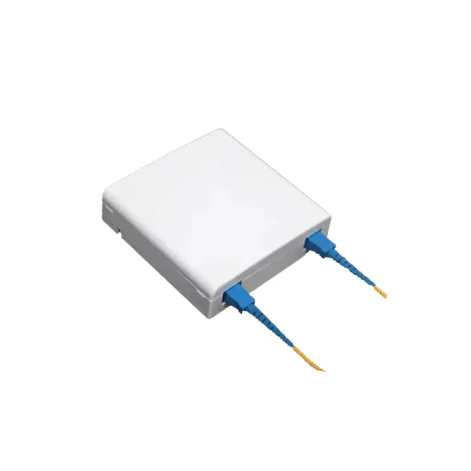 Duvar Tipi Fiber Optik Sonlandırma Kutusu 2 Port SC Simplex(Daire İçi)