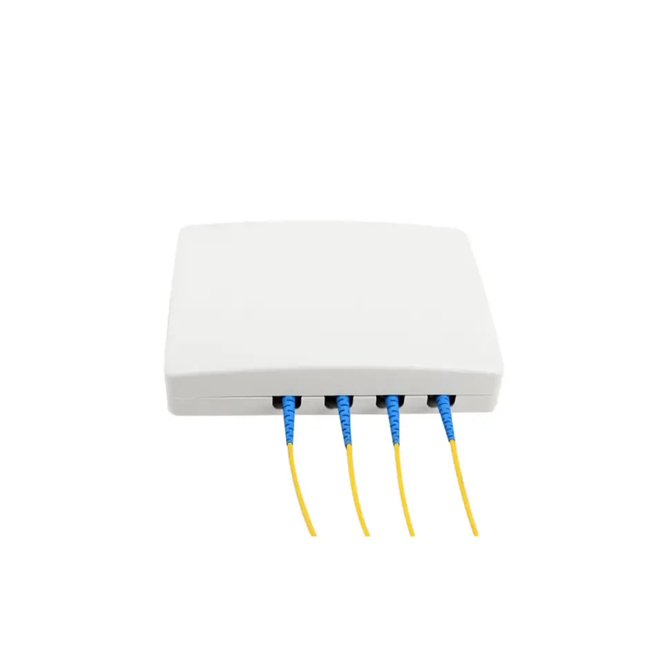 FTTH Fiber Optik Sonlandırma Kutusu 4 Port SC Simplex