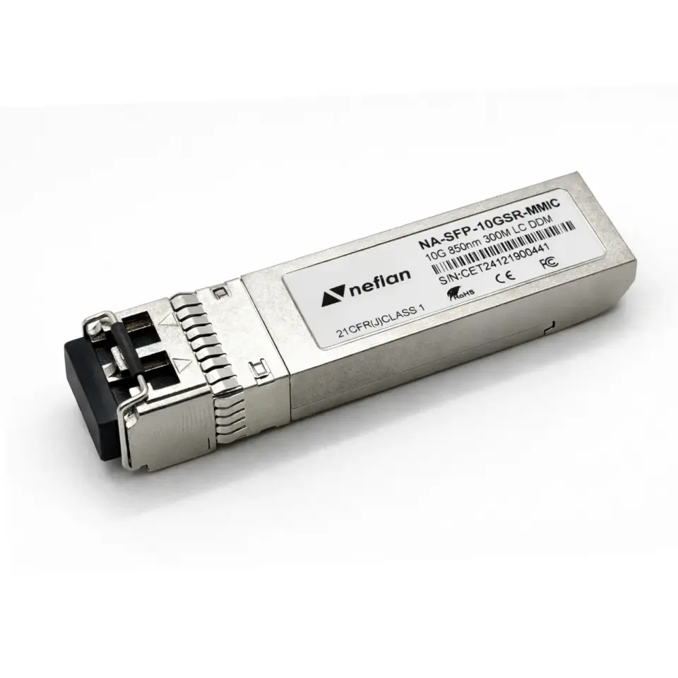 Neflan 10 Gigabit SFP+ Modül 10G-Base SR 850nm 300m LC MMF DDM