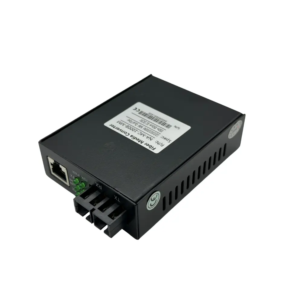 Fiber Optik-Ethernet Dönüştürücü Multimode SC DX Gigabit to Gigabit Ethernet 850nm-550m