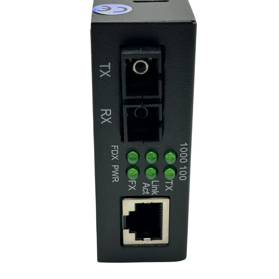 Fiber Optik-Ethernet Dönüştürücü Multimode SC DX Gigabit to Gigabit Ethernet 850nm-550m