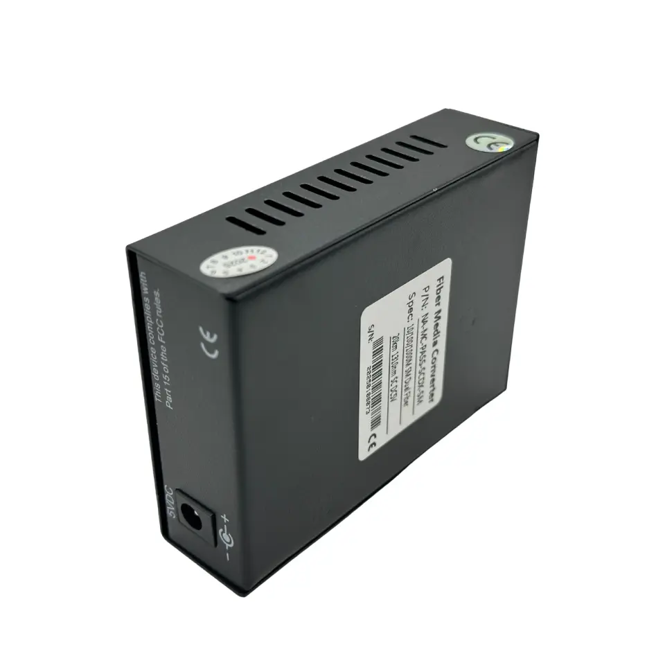 Fiber Optik-Ethernet Dönüştürücü Singlemode SC DX Gigabit to Gigabit Ethernet 1310nm-20km