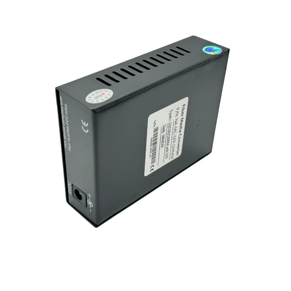 Fiber Optik-Ethernet Dönüştürücü ( Media Converter ) SFP SM/MM Gigabit to Gigabit Ethernet